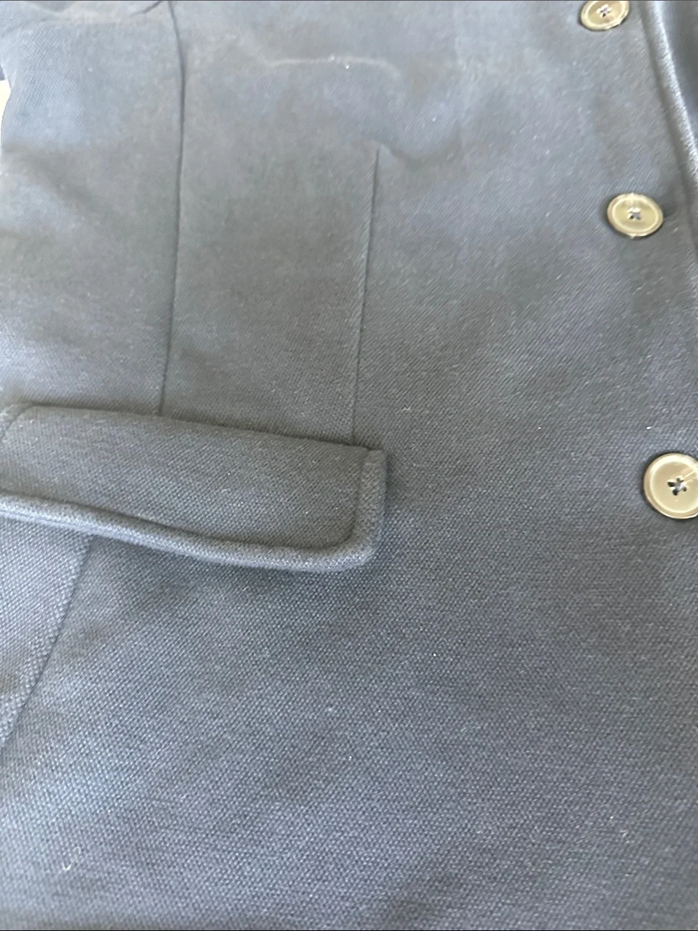 Banana Republic Men’s Navy Lightweight Button Jacket, Sweater Jacket